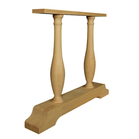 Osborne Wood Products 29 x 35 1/2 Traditional Trestle Table Base in Beech PK 1134BCH